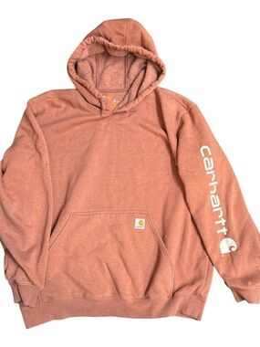 Carhartt Men’s Hooded Pullover in Rosewood XL